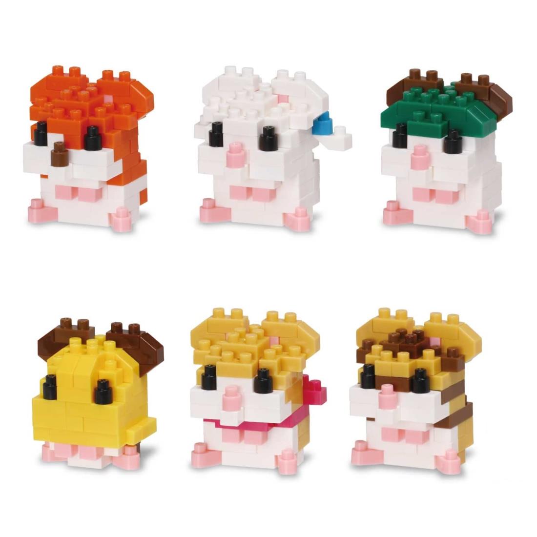 カワダ(Kawada) ナノブロック ミニナノ とっとこハム太郎 vol.2（BOX） NBMC_57S 1BOX = 6個入り、全6種類画像
