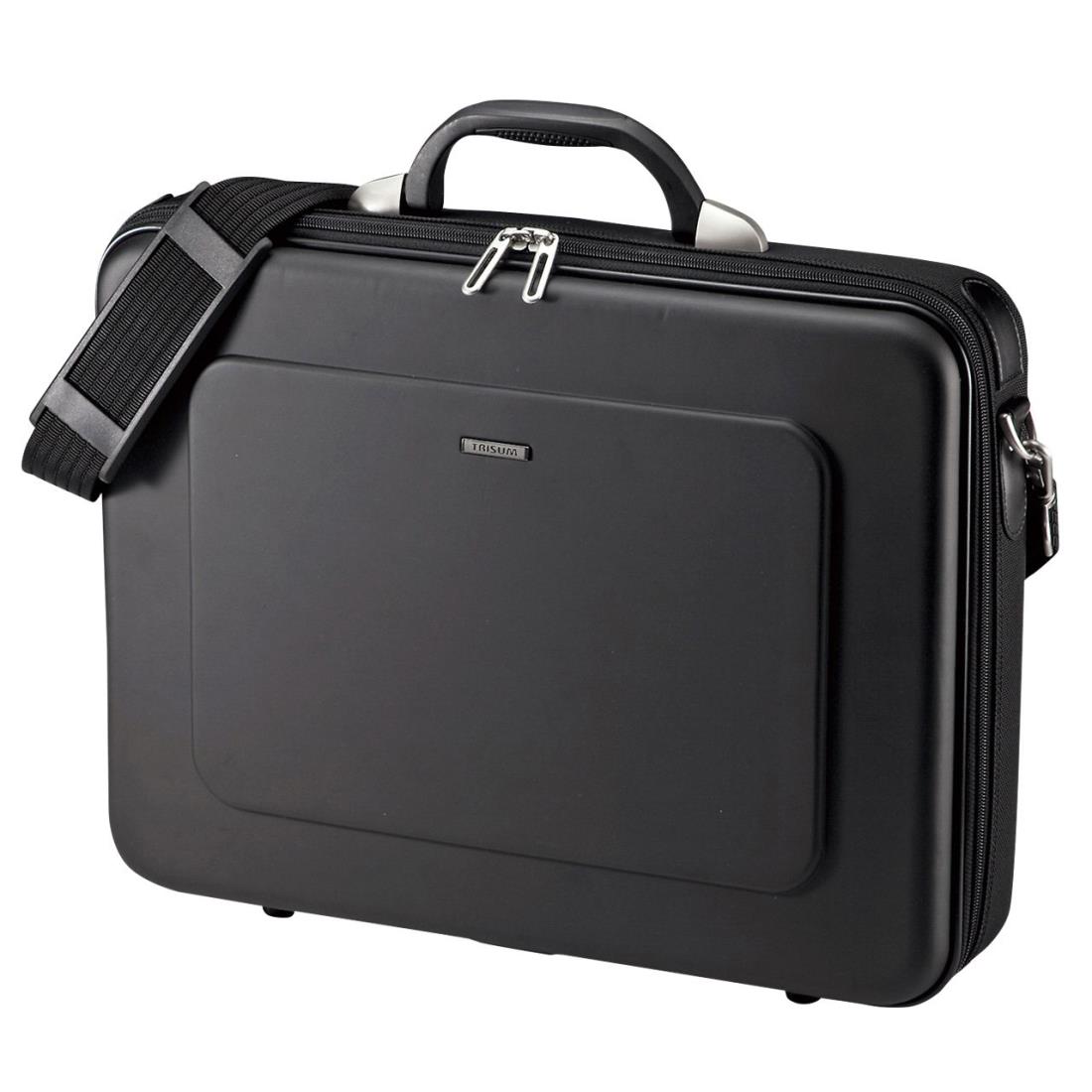 サンワサプライ セミハードPCケース 耐衝撃 撥水加工 鍵付き 15.6インチワイド対応 BAG-EVA7BKN