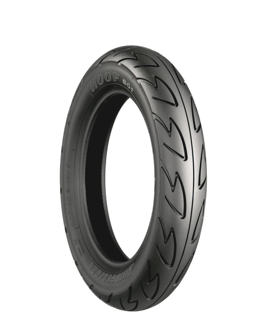 BRIDGESTONE(ブリヂストン)バイクタイヤ HOOP1 前後輪共用 90/90-10 50J チューブレスタイプ(TL) SCS60020 二輪 オートバイ用