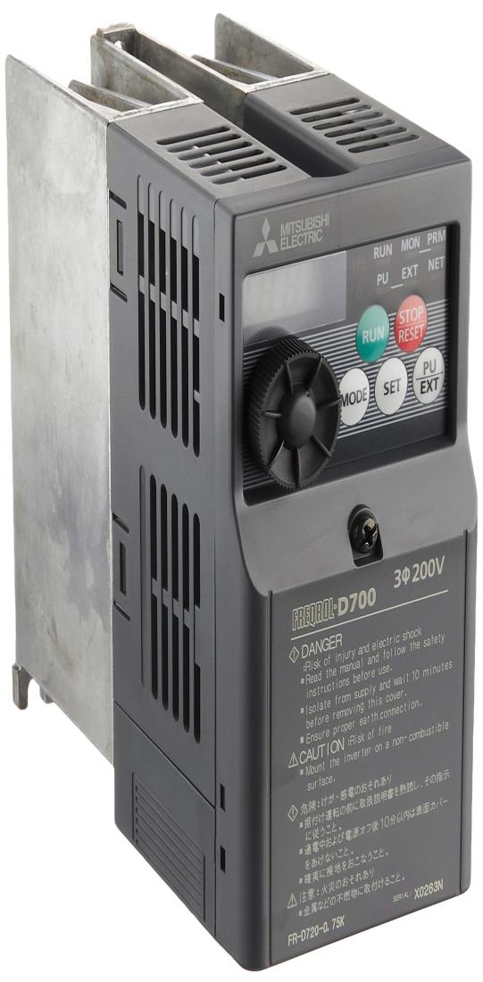 三菱電機 簡単小型インバータ FR-D720-0.75K