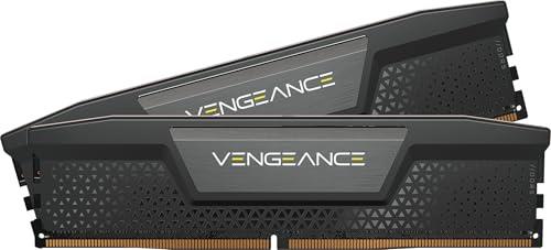 CORSAIR DDR5-6400MHz デスクトップPC用メモリ VENGEANCE DDR5シリーズ Intel XMP メモリ (PC5-51200) 64GB ブラック [32GB&times;2枚] CMK64GX5M2B6400C32｜hanamaru01店