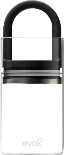 prepara(プレパラ) EVAK キャニスター コーヒー豆 保存容器 密閉 真空 680ml M ロングハンドル PP09-EDSBKR プレゼント ギフト