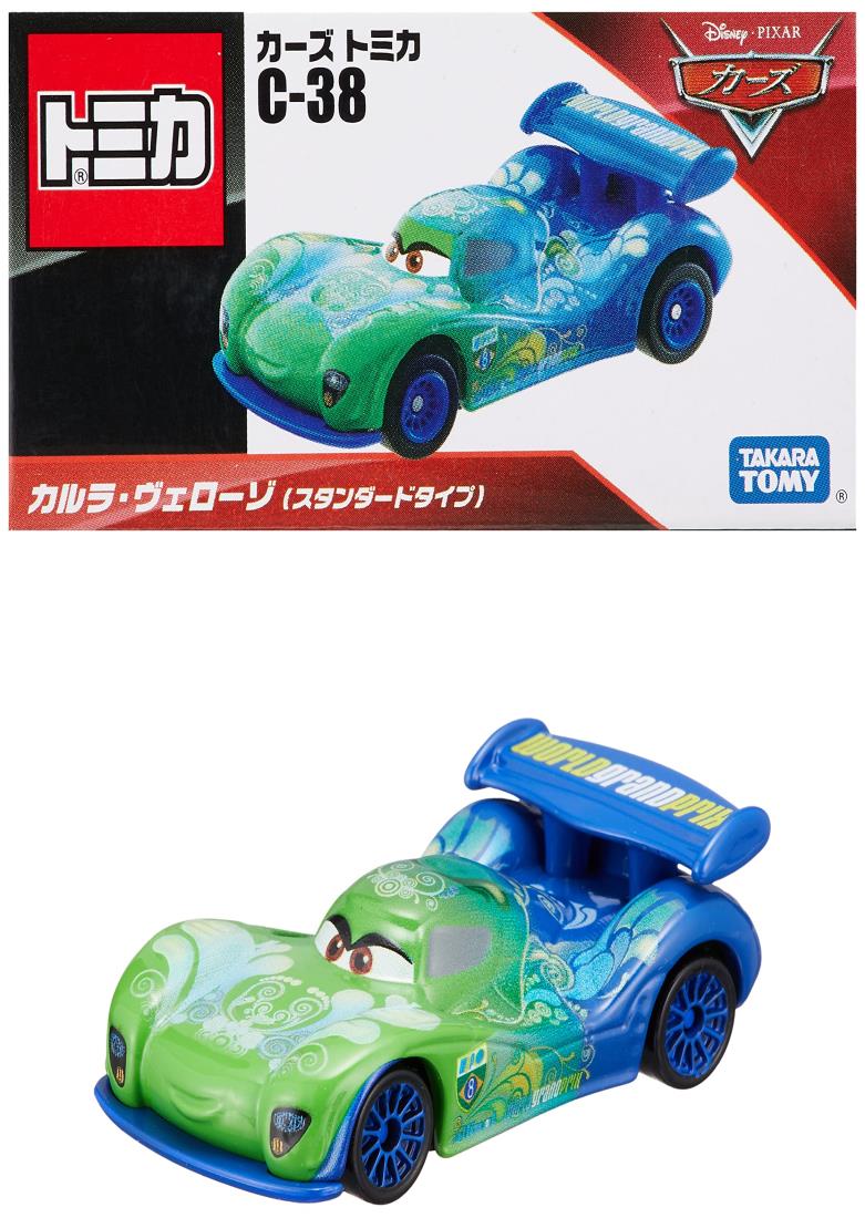 タカラトミー 『 トミカ ディズニー カーズ トミカ C-38 カルラ・ヴェローゾ (スタンダードタイプ) 』 ミニカー 車 おもちゃ 3歳以上 箱入り 玩具安全基準合格 STマーク認証 TOMICA TAKARA TOMY