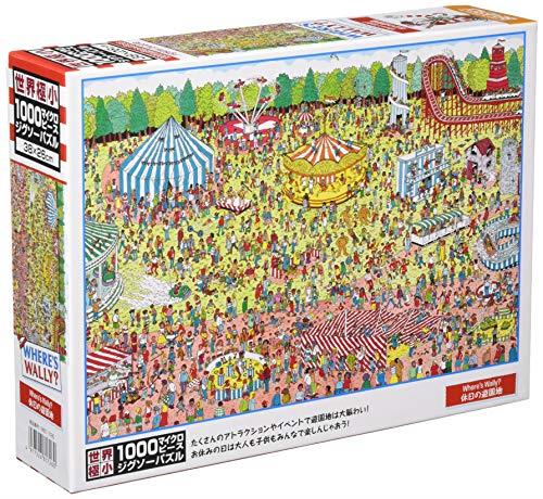 ビバリー(BEVERLY) 【日本製】 ビバリー 1000マイクロピース ジグソーパズル Where's Wally? 休日の遊園地マイクロピース(26×38cm) M81-726画像