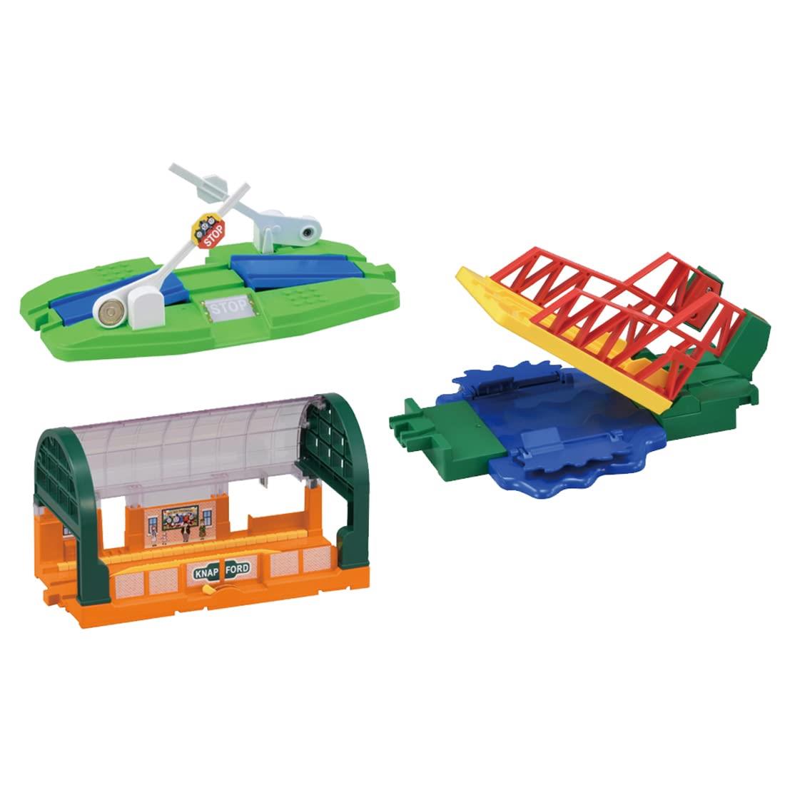 タカラトミー 『 プラレール トーマス きかんしゃトーマス さぁ冒険へでかけよう! わくわく情景キット 』 電車 列車 おもちゃ 3歳以上 玩具安全基準合格 STマーク認証 PLARAIL TAKARA TOMY画像