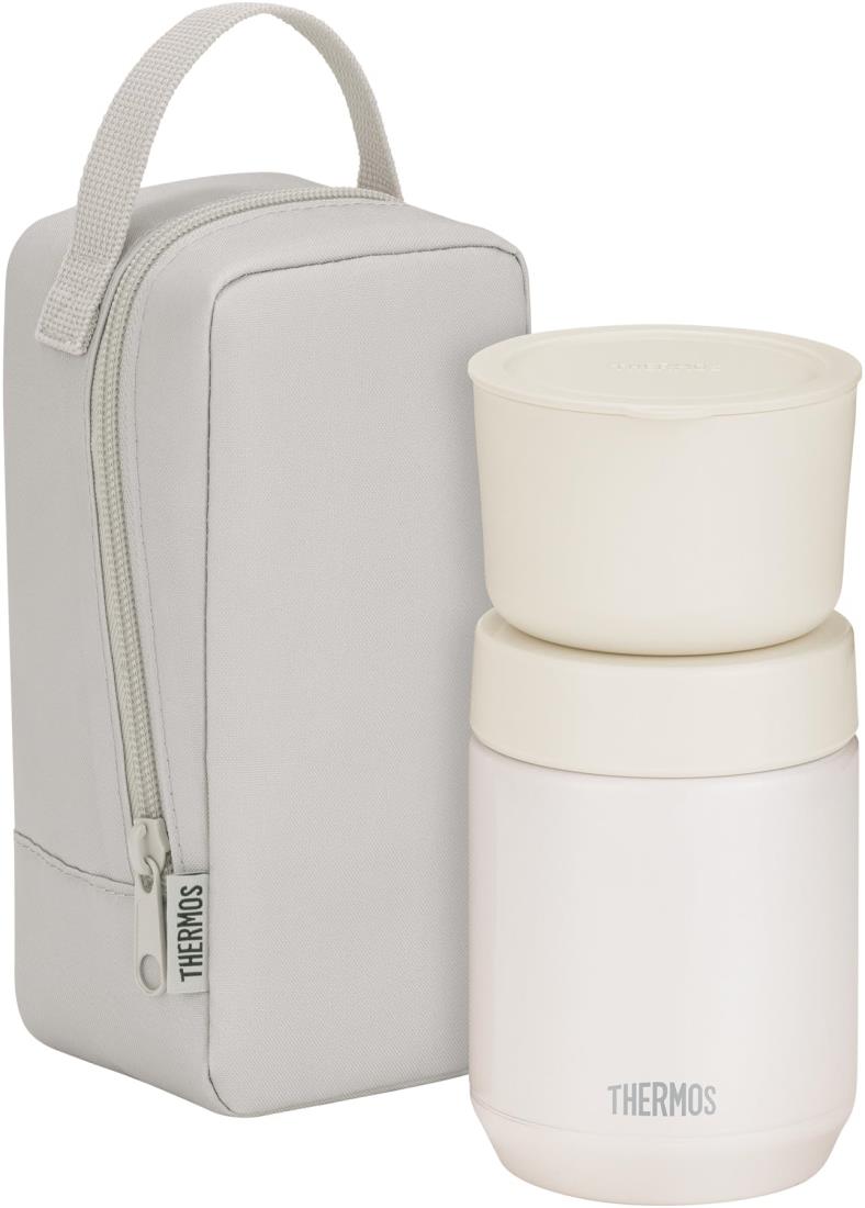 【食洗機対応モデル】 サーモス 真空断熱スープランチセット 300ml グレージュ スープジャー・容器セット JEE-550 GG