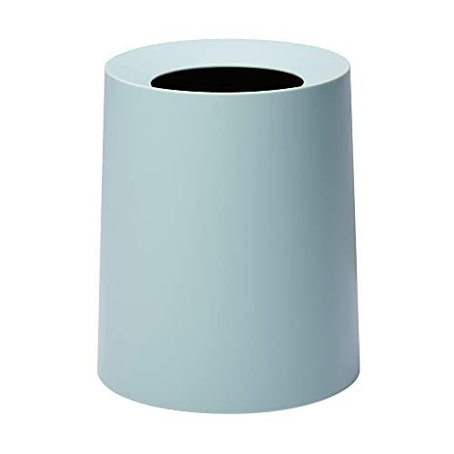 ideaco(イデアコ) ゴミ箱 丸型 11.4L 直径26?高さ31.5cm TUBELOR HOMME light blue (チューブラー オム ライトブルー)