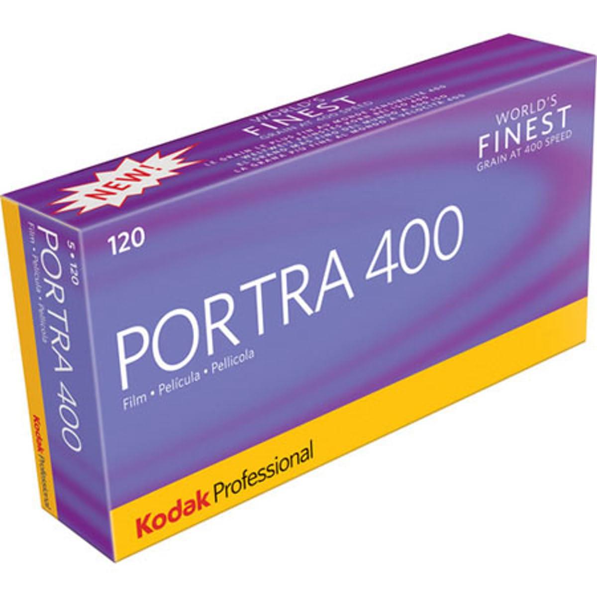 Kodak カラーネガティブフィルム プロフェッショナル用 ポートラ400 120 5本パック 8331506｜hanamaru01店