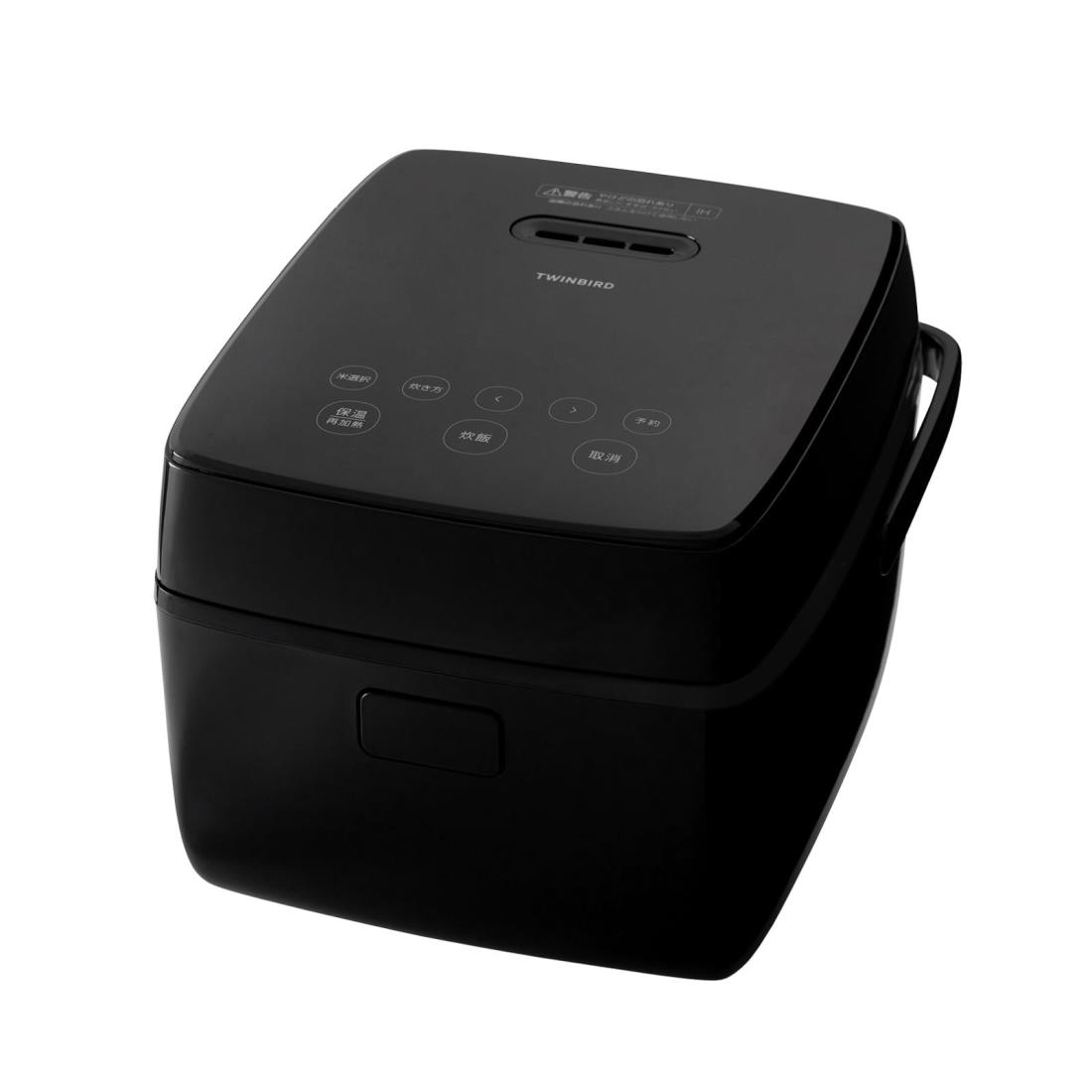 ツインバード 炊飯器 3合 IH 早炊き 一人暮らし 新生活 保温24時間 消音機能 新潟 燕三条 ブラック RM-D793B