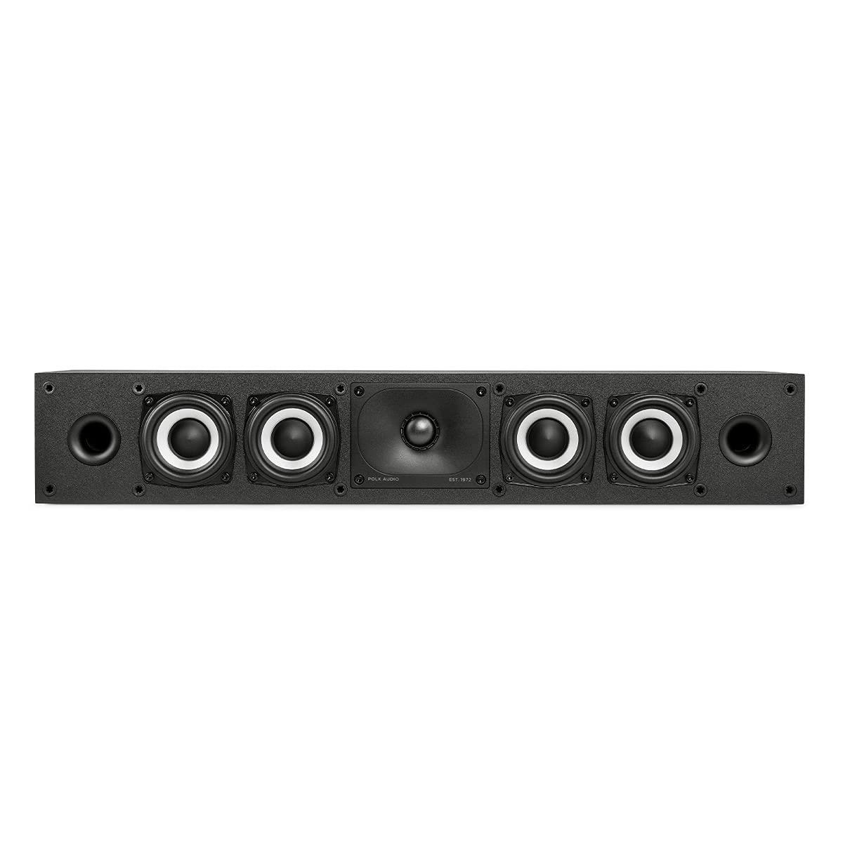 ポークオーディオ POLK AUDIO Monitor XTシリーズ スリムセンタースピーカー マットブラック MXT35