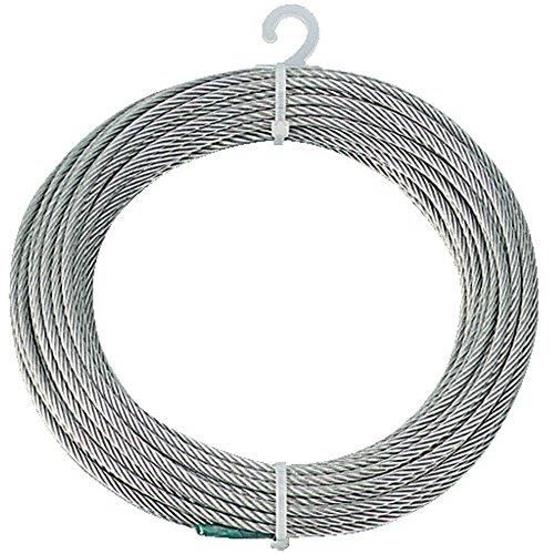 TRUSCO(トラスコ) ステンレスワイヤロープ Φ6.0mmX20m CWS-6S20
