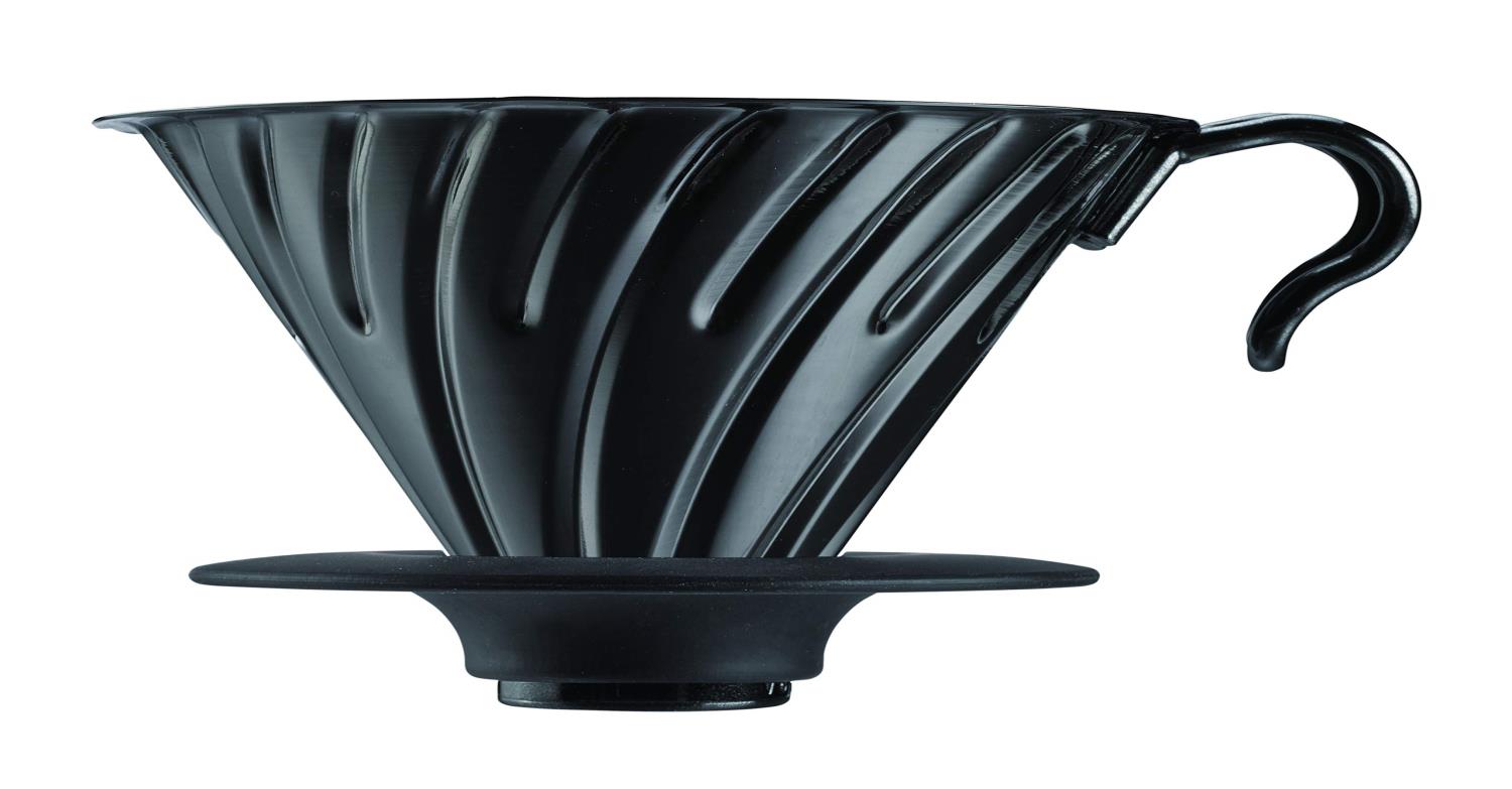 HARIO (ハリオ) V60 メタル コーヒードリッパー コーヒードリップ 1~4杯用 マットブラック VDM-02-MB