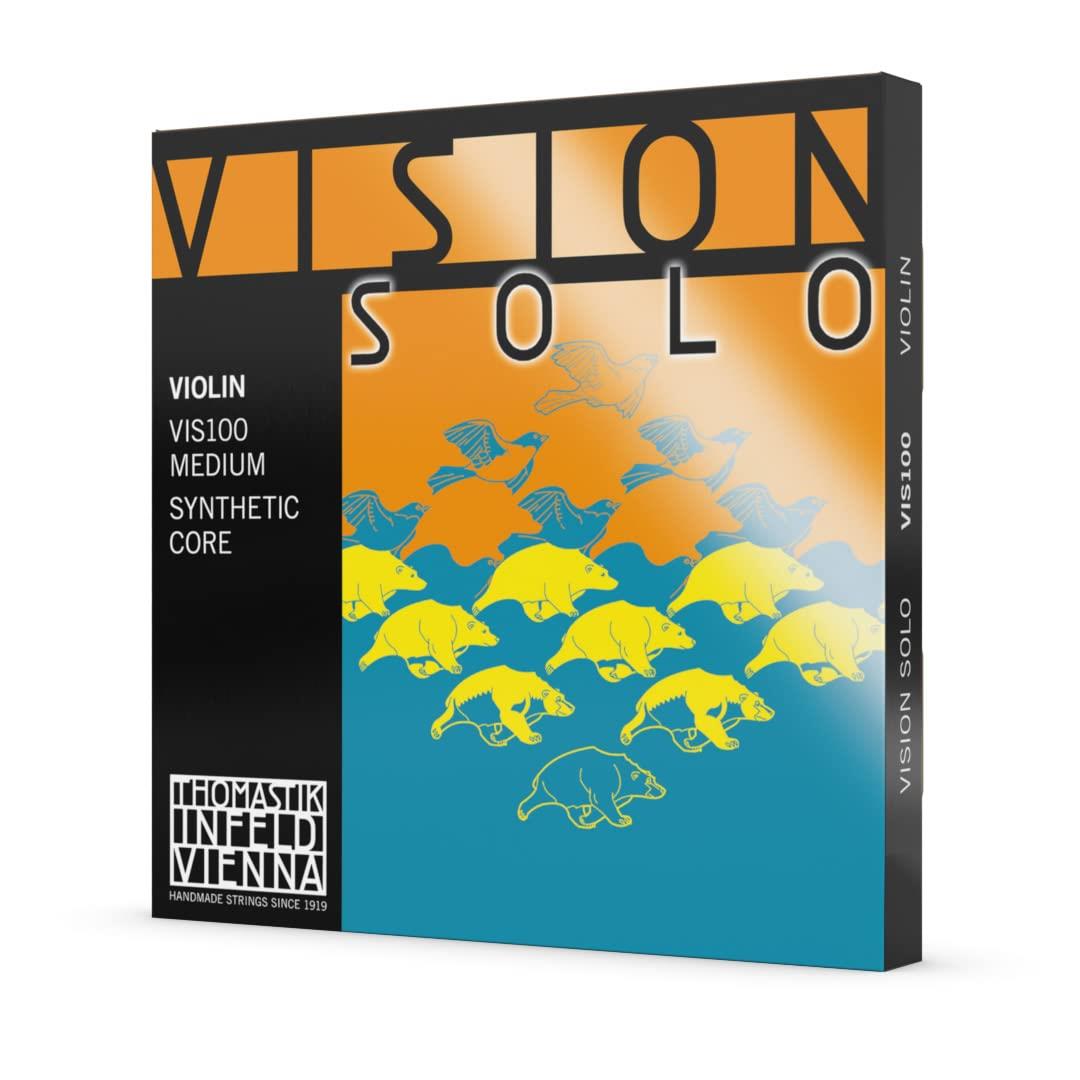 THOMASTIK Vision solo ヴィジョンソロ ヴァイオリン弦 E線、A線、D線、G線4種セット 4/4 VIS100 (セット内容VIS01,VIS02,VIS03,VIS04)｜hanamaru01店 12,719円