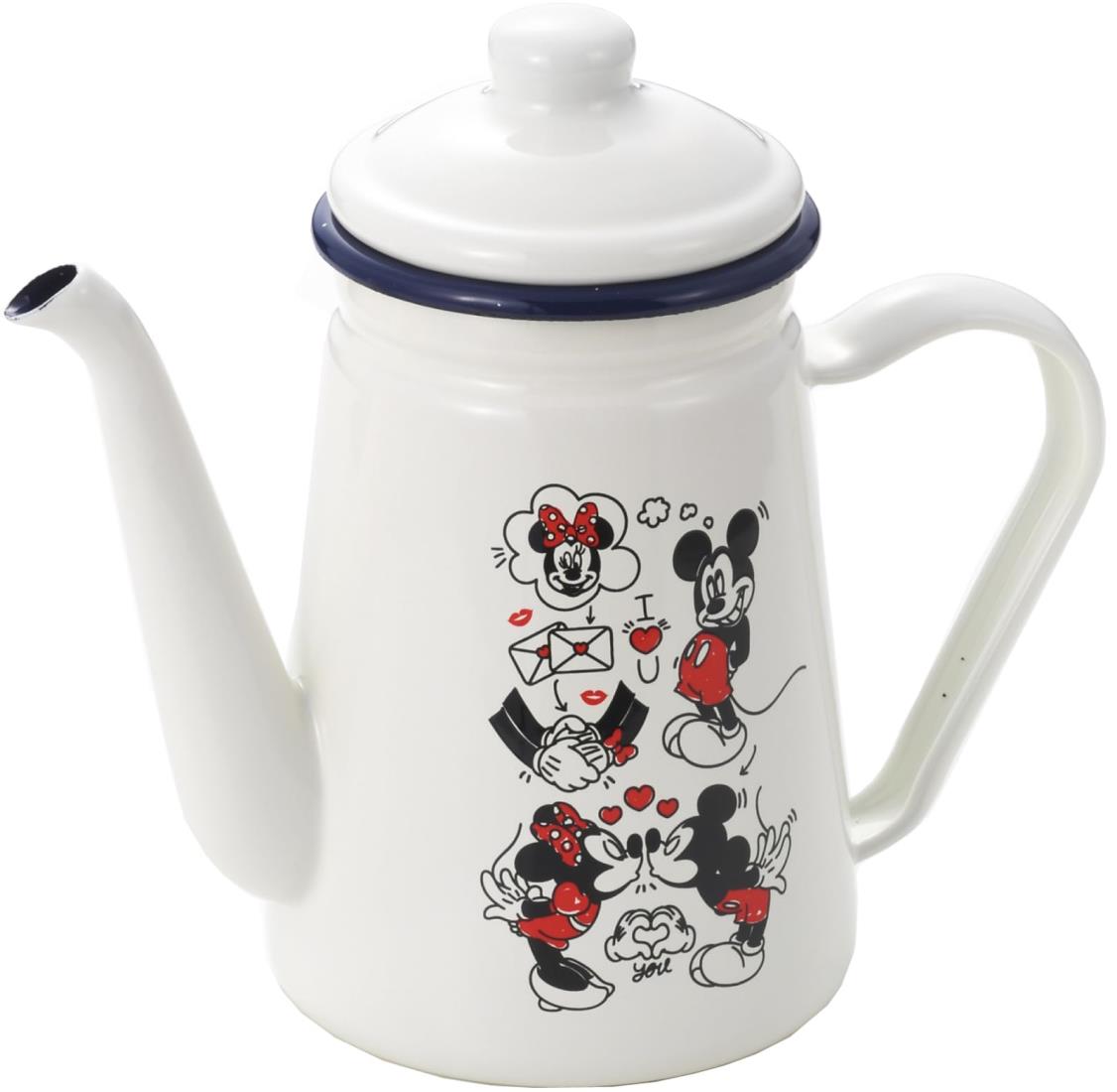 ディズニー シェイクハンズ ホーロー カフェポット 1.1L MMJ-05
