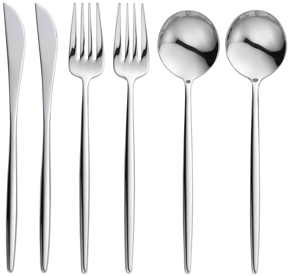 「ポルト」デザートセット 6pc (ミラー) PRT-1