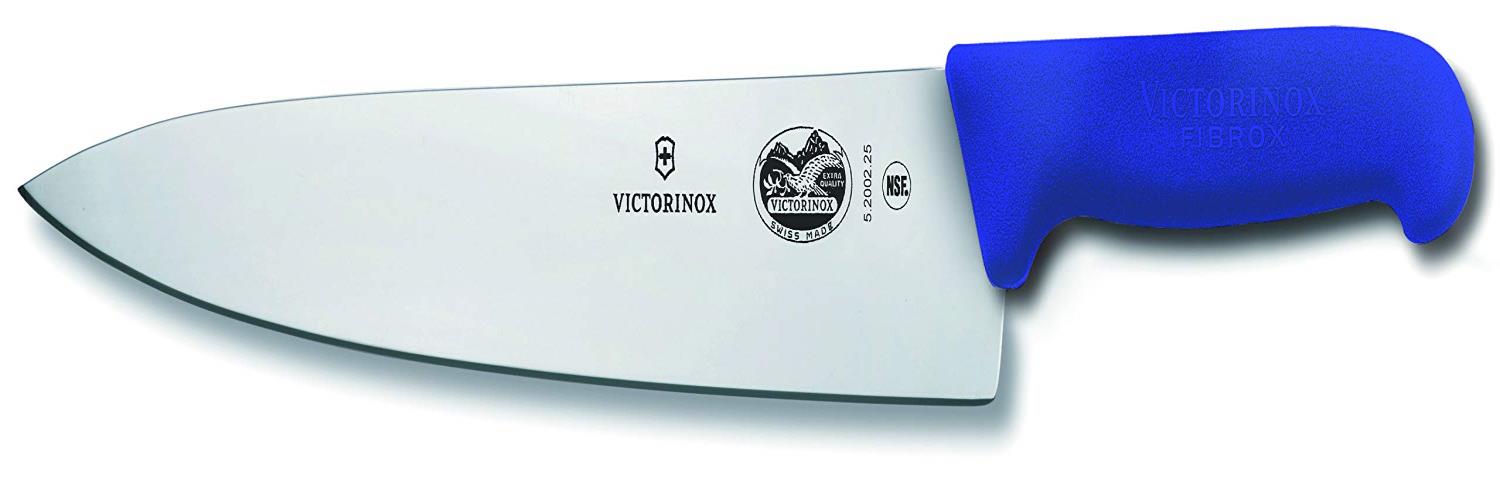 VICTORINOX(ビクトリノックス) シェフナイフ プロ仕様の牛刀包丁 25cm ブルー 人間工学に基づいた滑りにくいハンドル 食洗器対応 プロフェッショナル 0 5.2002.25-X1|hanamaru01店
