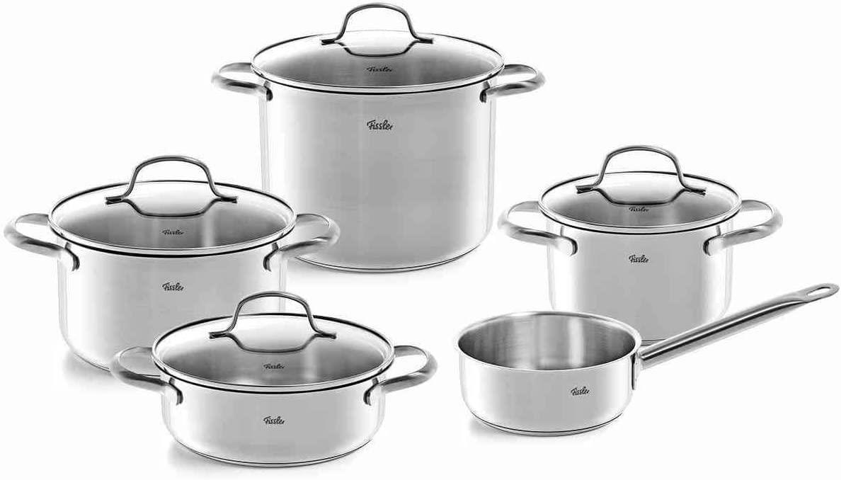 楽天市場】フィスラー (Fissler) 7点セット 両手鍋 シルバー