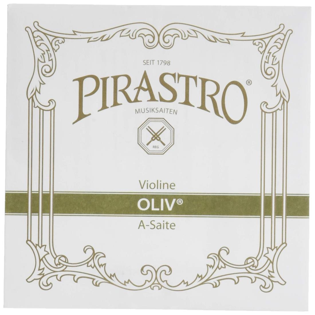 PIRASTRO オリーブ 4/4 (M) A #2112 Vn弦 パッケージ