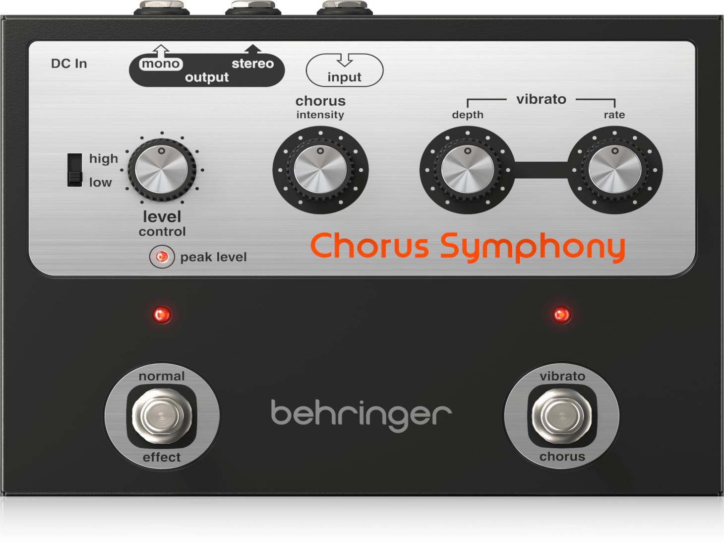 BEHRINGER CHORUS SYMPHONY モジュレーションペダル コーラス ビブラート ベリンガー|hanamaru01店
