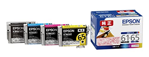 エプソン 純正 インクカートリッジ ペン・糸 IC4CL6165B 4色パック 送料無料