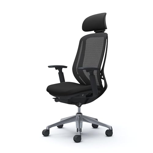 オカムラ シルフィー オフィスチェア デスクチェア 完成品 組立不要 エクストラハイバック 可動ヘッドレスト メッシュ アジャストアーム 送料無料
