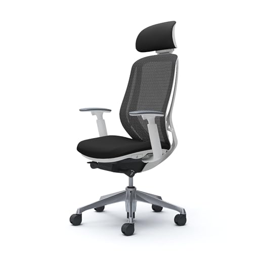 オカムラ シルフィー オフィスチェア デスクチェア 完成品 組立不要 エクストラハイバック 可動ヘッドレスト メッシュ アジャストアーム 送料無料