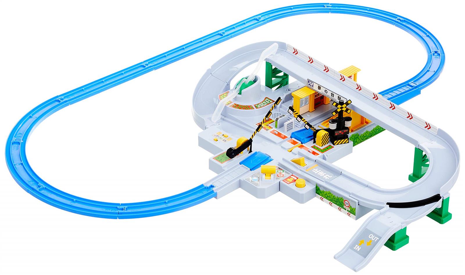 タカラトミー(TAKARA TOMY) プラレール トミカと遊ぼう! くるぞわたるぞ! カンカン踏切セット W470&times;H310&times;D110mm｜花丸良品堂　店 8,929円