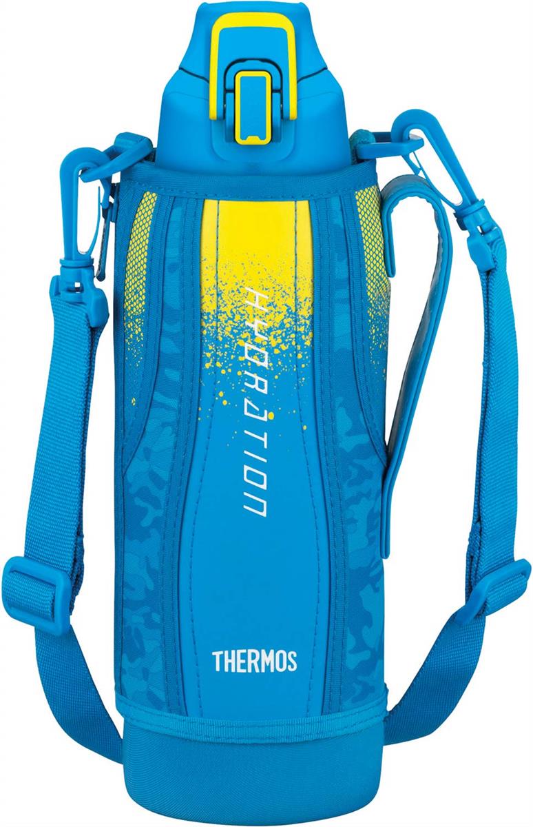 サーモス 水筒 真空断熱スポーツボトル ブルーカモフラージュ 1.0L FHT-1000F BL-C｜花丸良品堂　店