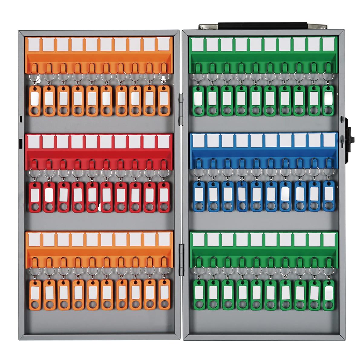 カール事務器 キーボックス 鍵60個収納 壁掛け シリンダー錠 CKB-60-S|花丸良品堂 店