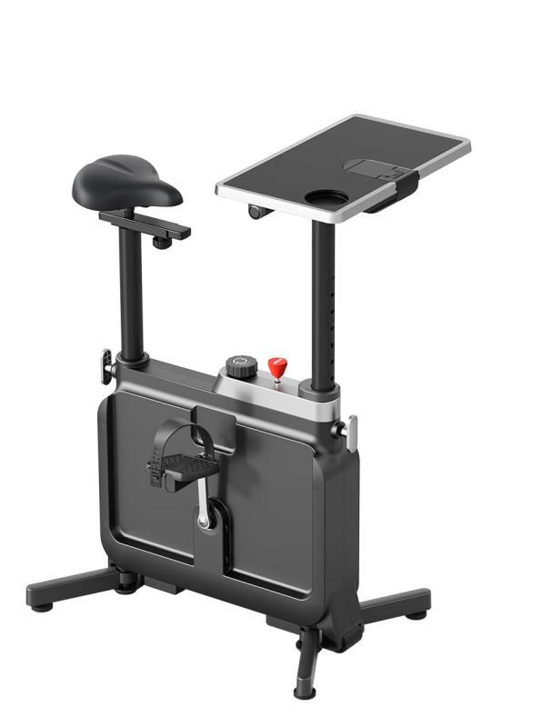 【WALKINGDESK WorkstationBike】フィットネスバイク エアロバイク フィットネスマシン ルームバイク 静音設計 折りたたみ可能 コンパクト収納 負荷調整 8段階 連続使用 無制限 耐荷重 120kg スマホ
