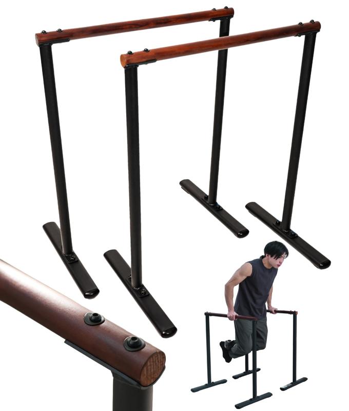 STEADY Urban Wood Dips Bar【木製/都会的デザイン/耐荷重300kg/タフさ×美しさ】 ディップスバー ディップススタンド ディップス プッシュアップバー