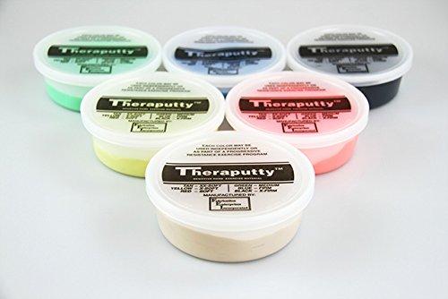 CanDo セラパテ【6oz ダブルサイズ - 全6色セット】 トレーニング用シリコンパテ【正規品 - ディーラー出品】