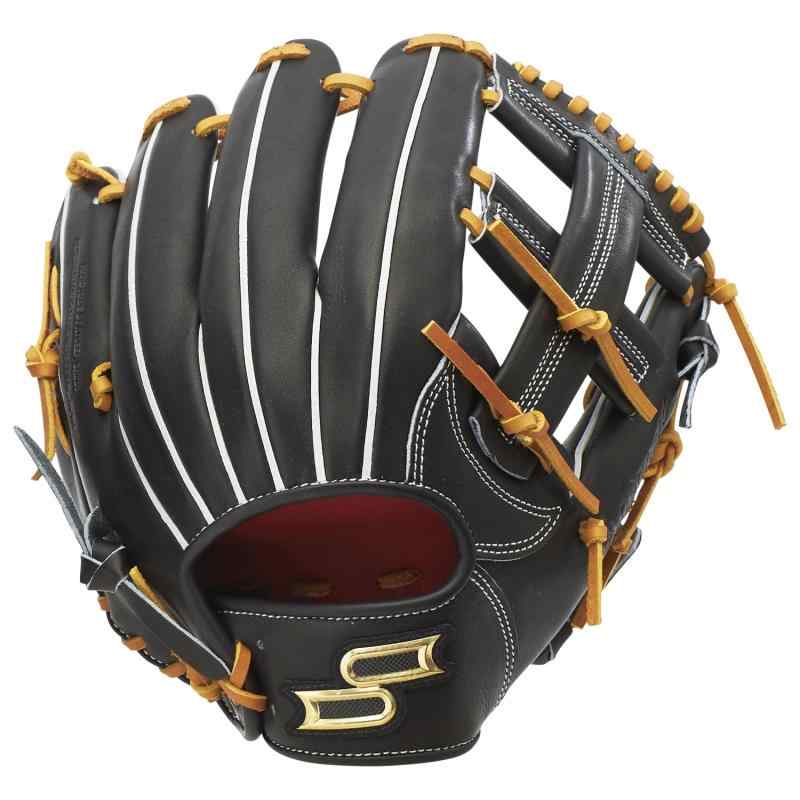 SSK(エスエスケイ) 硬式プロエッジアドヴァンスドシリーズ -B TYPE- 内野手手用 AKB866 黒いこと×タン(9047) L