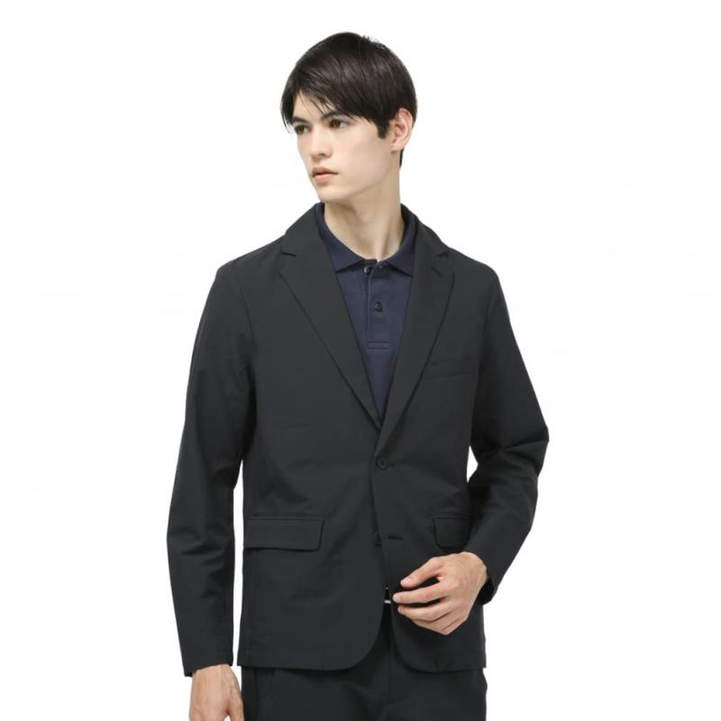 [デサント] テーラードジャケット Tailored Jacket 運動競技御召しもの メンズ M メンズ 黒いこと