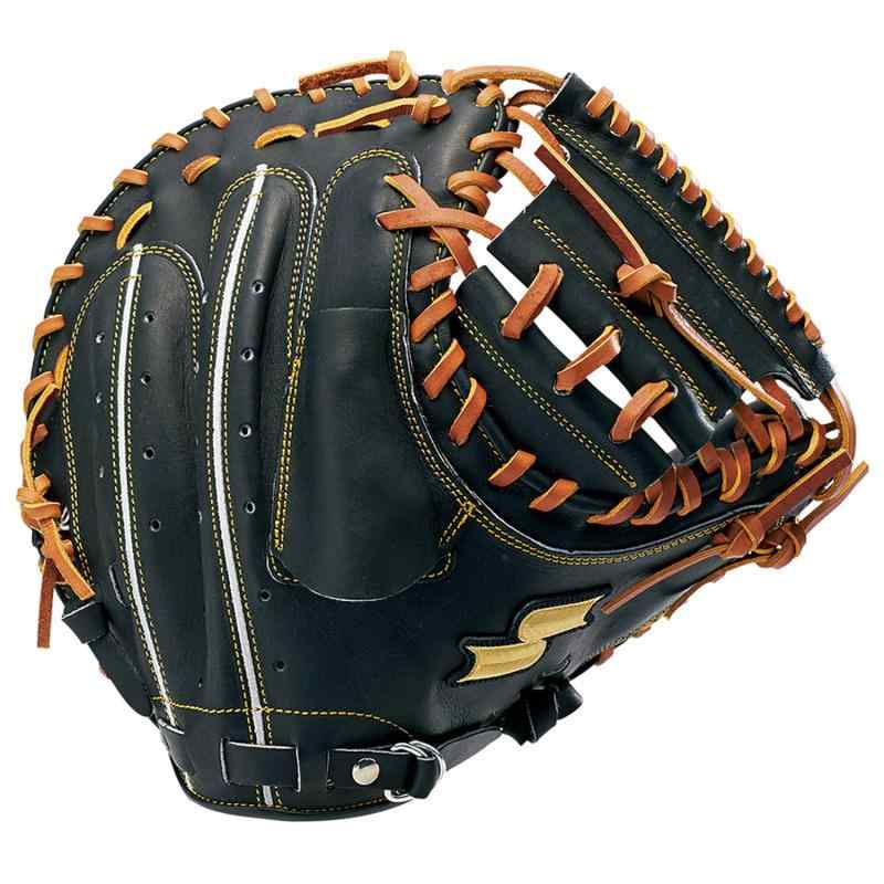SSK(エスエスケイ) 野球 硬式ミット 硬式特選ミットシリーズ 捕手用 SPM120 ブラック/タン(9047) L(右投げ)
