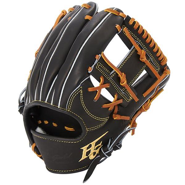 HI-GOLD 御機嫌ゴールド 原則として硬式用グローヴ 技極 WKG-5096 黒いこと BLACK LH 右投げ 遊撃・2塁手用 内野手手 上級高等学校ベイスボール相応う