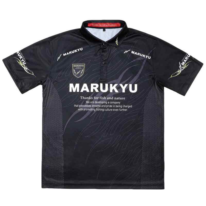 マルキュー(MARUKYU)TR-01 マルキュードライポロシャツ(半袖) ブラック 3L