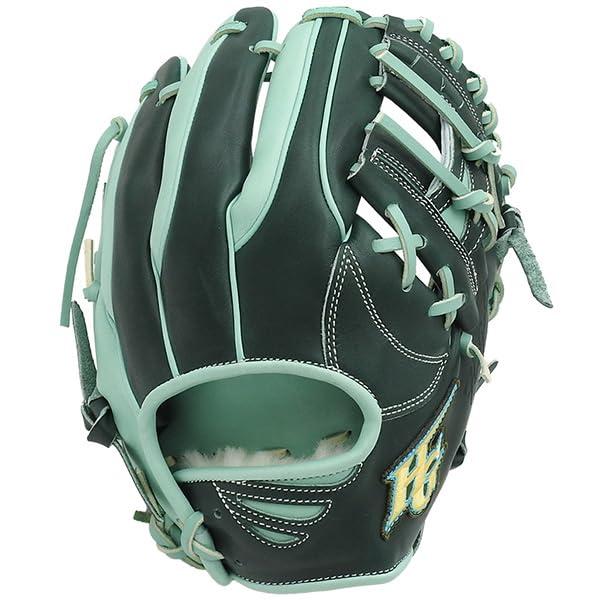 HI-GOLD ハイゴールド 硬式・軟式兼用 オールラウンド用グラブ 真極 MKG-5024 ダークグリーン×アイスグリーン LH 右投 二塁手・遊撃手用