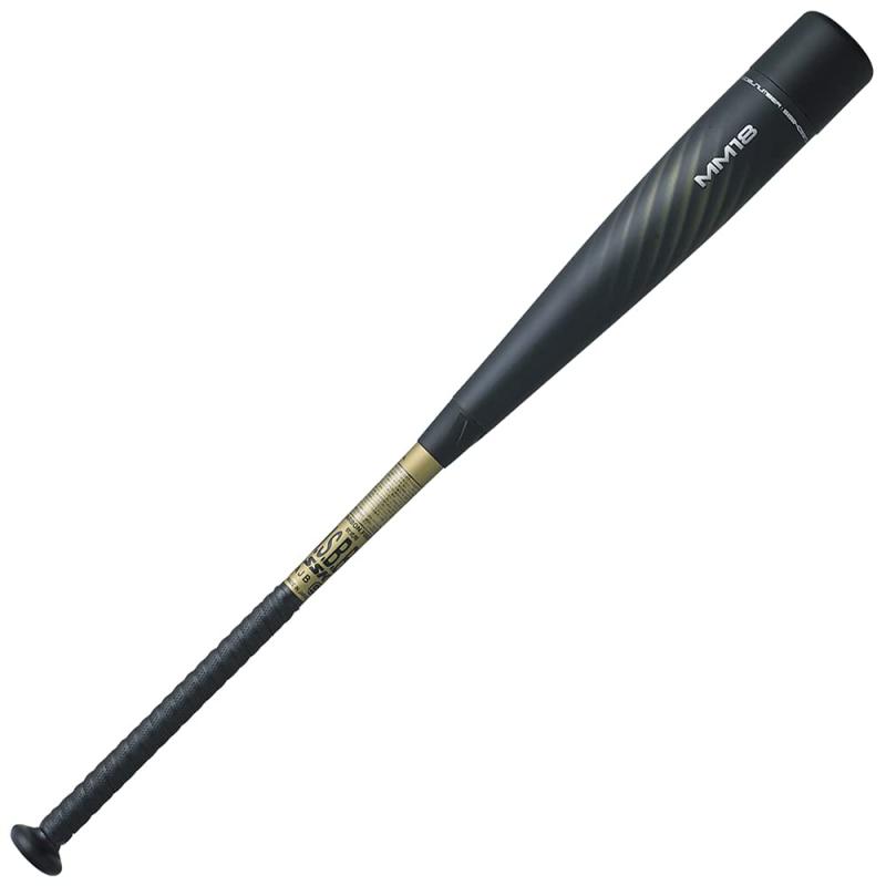 SSK(エスエスケイ) 野球 軟式FRP製バット MM18 ミドルバランス SBB4023MD ブラック×ゴールド