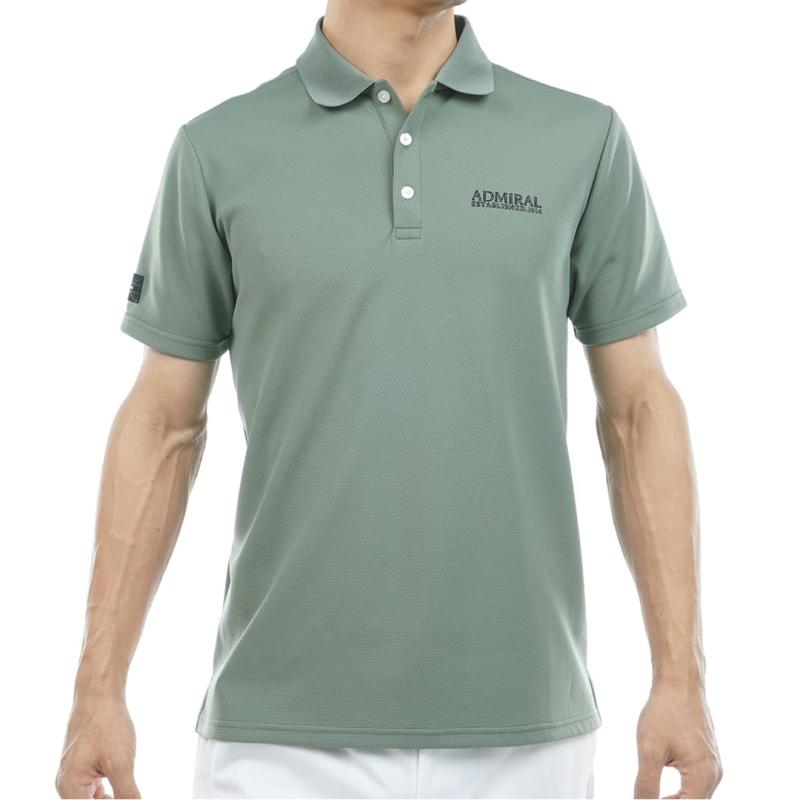 Admiral GOLF(アドミラル ゴルフ) メンズ ゴルフ御召しもの カラタッチ スポーツシャツ カーキ M大いさ ADMA606