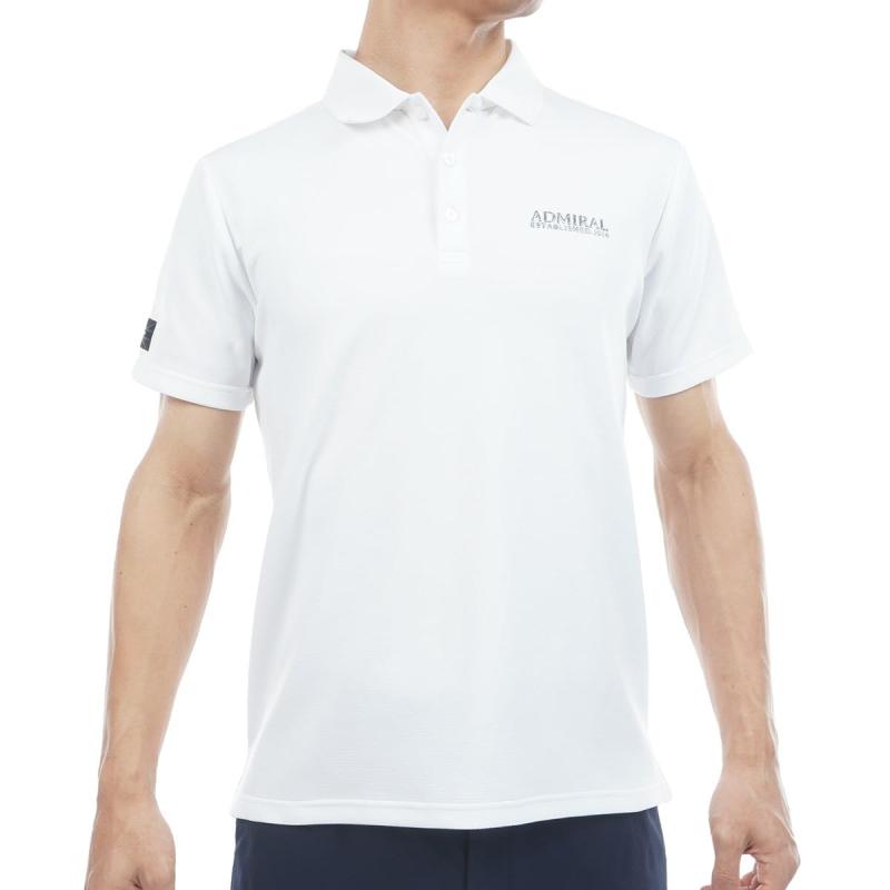 Admiral GOLF(アドミラル ゴルフ) メンズ ゴルフお召しもの カラタッチ スポーツシャツ 白いこと 3L大きさ ADMA606