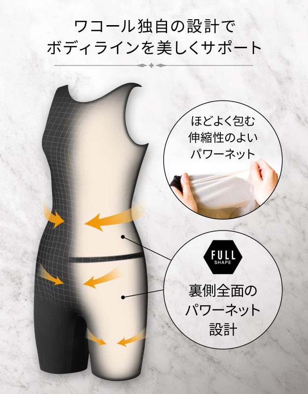 Wacoal Swim Wear (ワコール スイムウェア) レディース 盛りだくさんシェイプ 5分丈 相応うネス SWQ015水泳着 下つ方