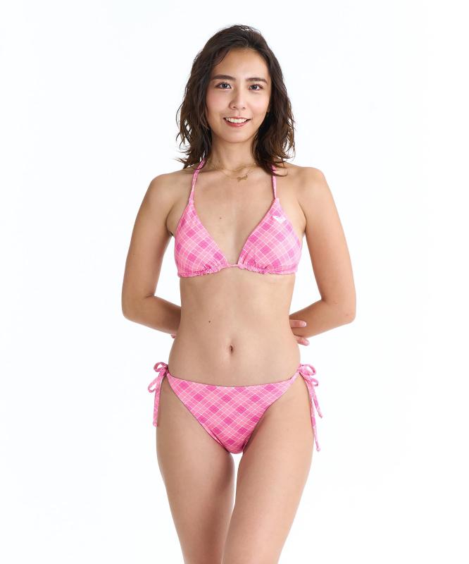 ROXY(ロキシー) ビキニCALMAIRレディース ピンク-ブルー