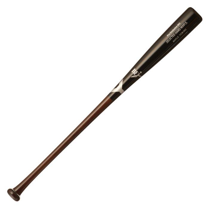 【くり抜き軽量モデル】ヤナセ YCM-002 硬式木製バット 84.5cm 870g以下 850g以下 (ブラック&times;ブラウン)｜はなまるショップ