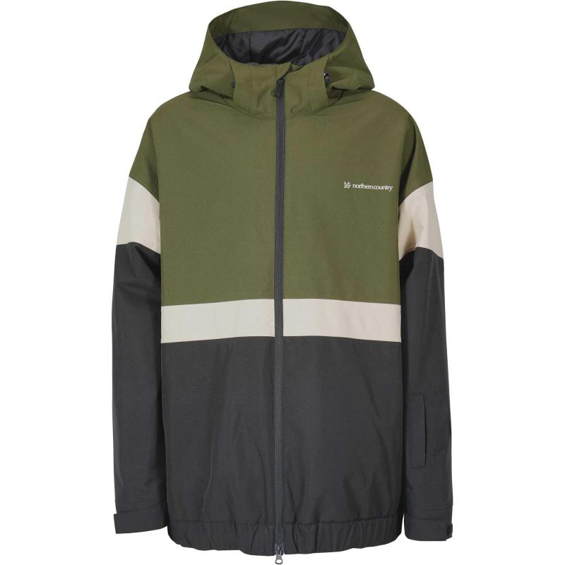 northern country(ノーザンカントリー) スノーボードウェア 中綿入リ ジャケット メンズ レディース 【耐水圧10000mm 透湿5000g 撥水コーティング/ストレッチ素材使用】 SPJ-3430｜はなまるショップ