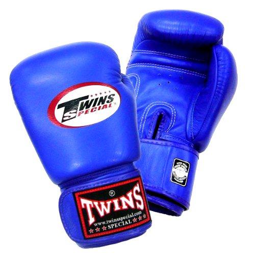 TWINS ボクシンググローブ レザー 8oz ブルー