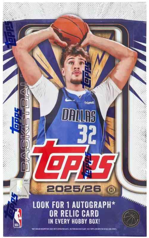 NBA 2025-26 Topps Basketball Hobby Box