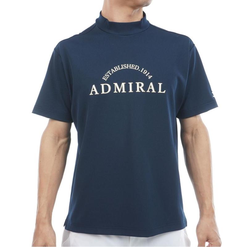 [Admiral] アドミラル 半袖シャツ・ポロシャツ ストレッチ ドライ鹿の子 モックネック半袖シャツ｜はなまるショップ