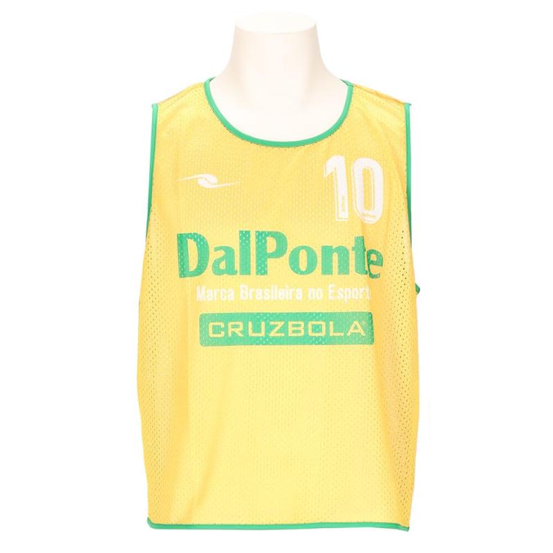 DalPonte(ダウポンチ絵) メンズ 蹴球 フットサル 昇華ビブス１０枚仕掛ける 黄色(YEL) 無償性大きさ DPZ124