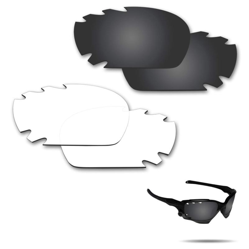 【2 pairs packed】 剥がれ防止 Oakley Jawbone交換用レンズ 偏光 ジョウボーン 替えレンズ